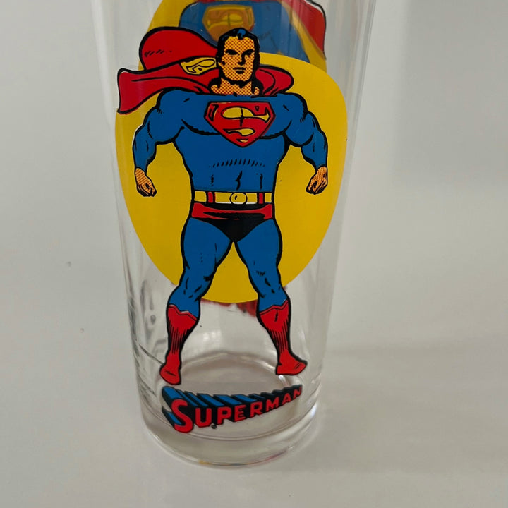 Vintage 1970s Pepsi DC Comics Superman Drinking Glass