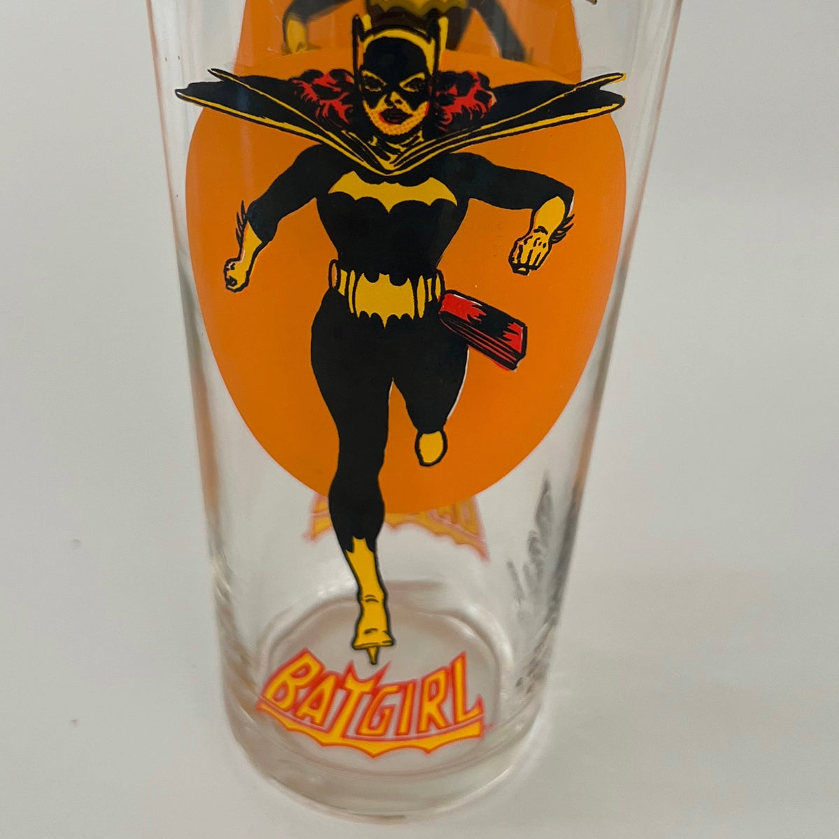 Vintage 1970s Pepsi DC Comics Batgirl Drinking Glass