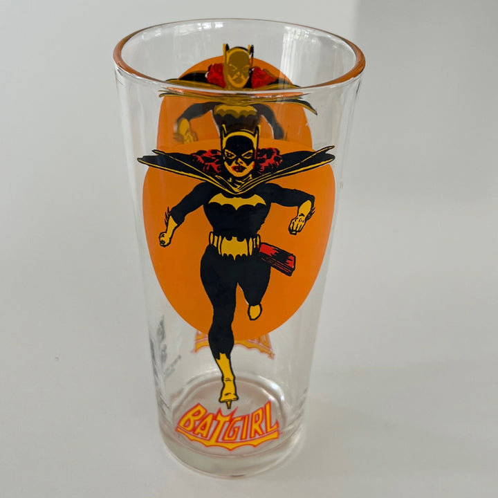 Vintage 1970s Pepsi DC Comics Batgirl Drinking Glass