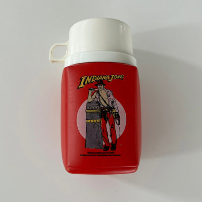 Vintage 1984 Indian Jones Lunchbox with Thermos