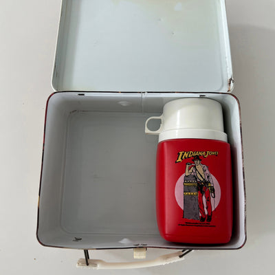 Vintage 1984 Indian Jones Lunchbox with Thermos