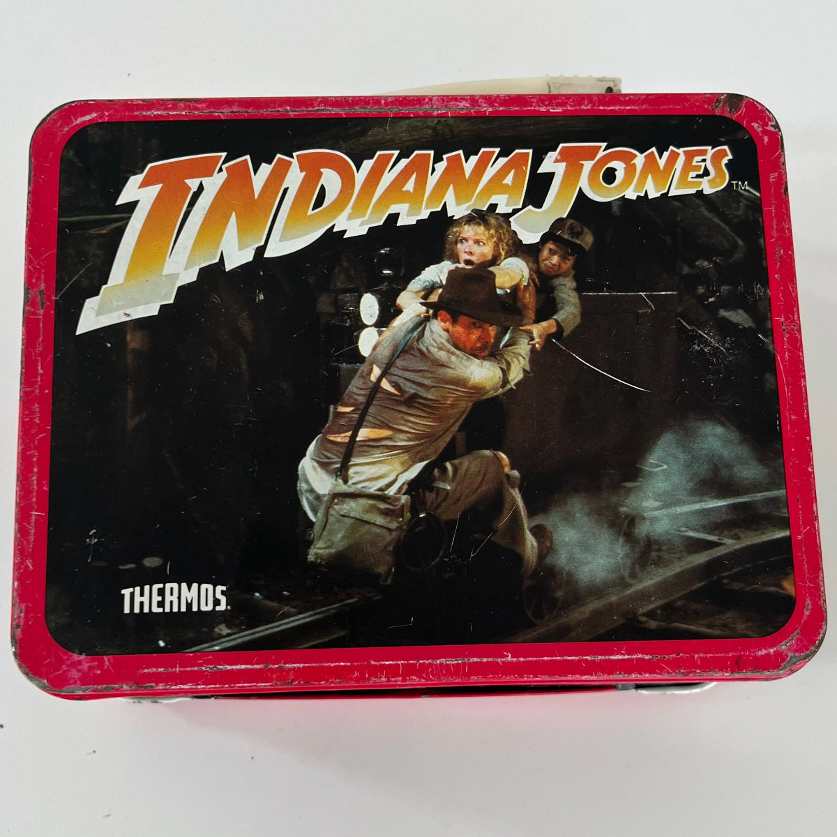 Vintage 1984 Indian Jones Lunchbox with Thermos