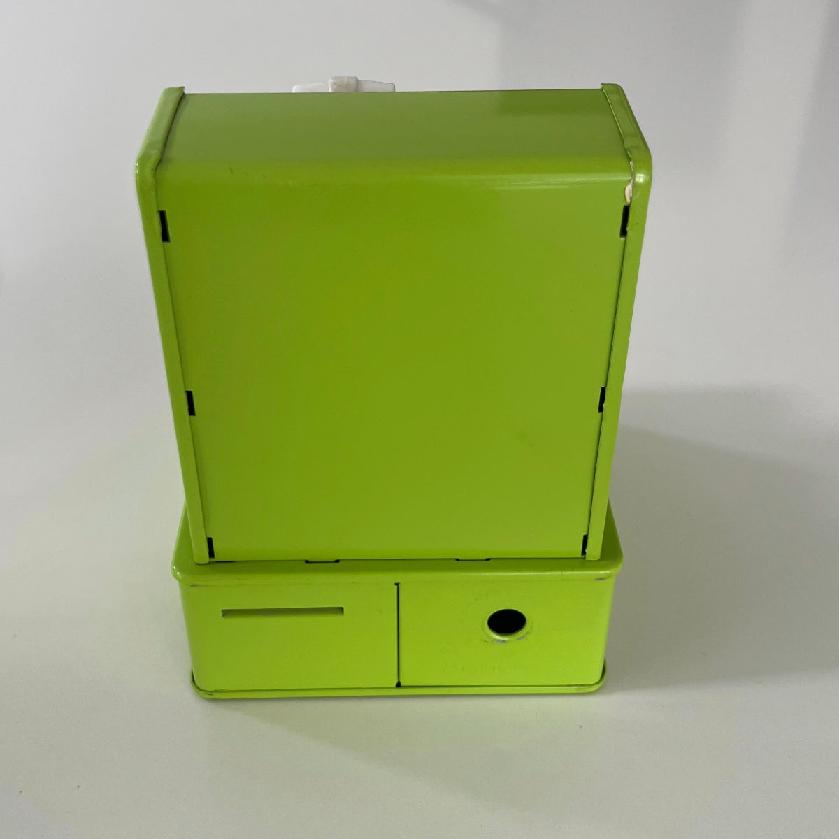Vintage Uncle Sam's Bank Toy 6'' Vintage Uncle Sam's Green 3 Coin Bank