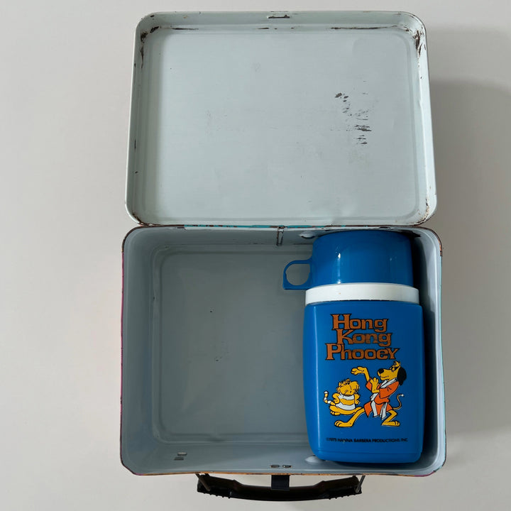 Vintage 1975 Hong Kong Phoochy Lunch Box With Thermos