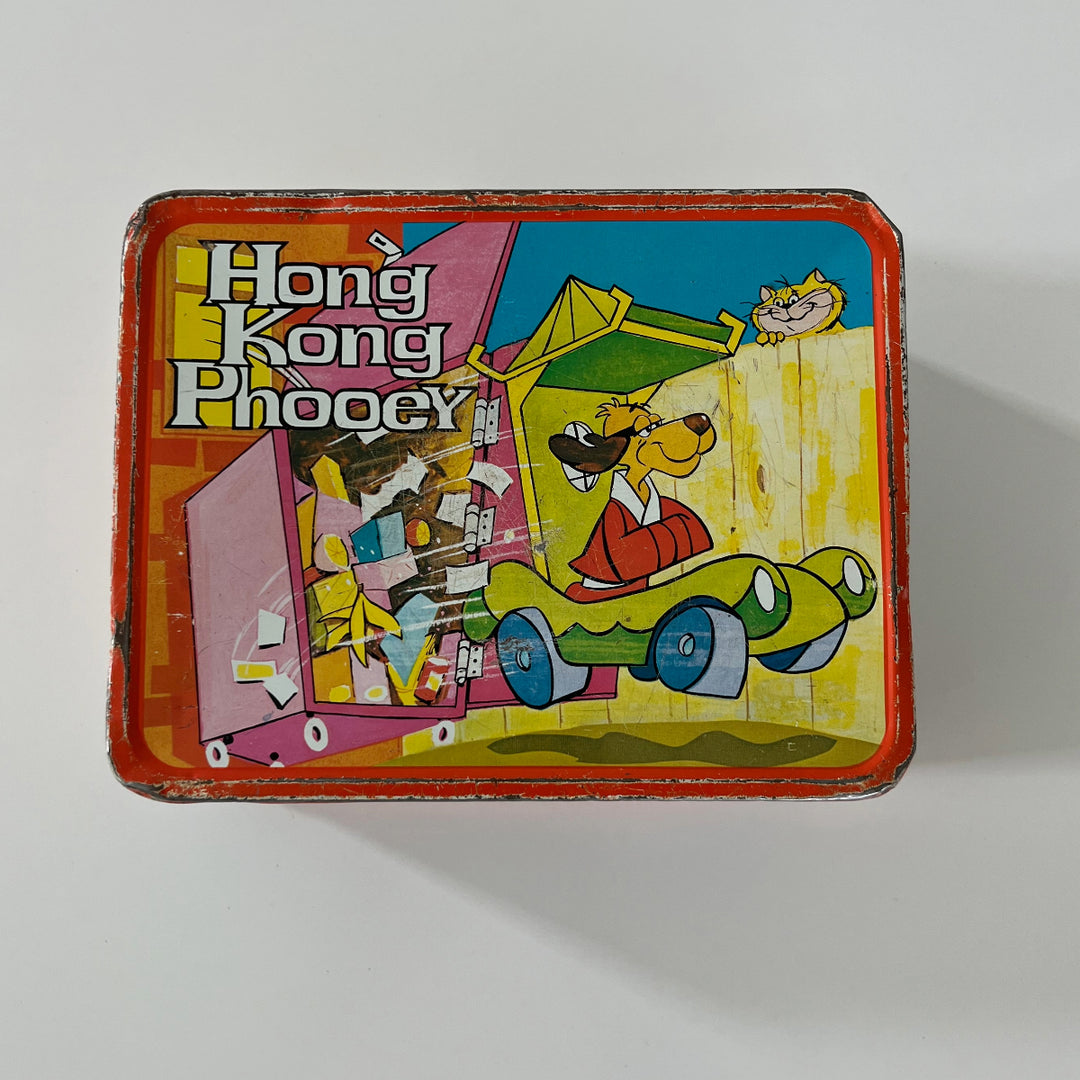 Vintage 1975 Hong Kong Phoochy Lunch Box With Thermos