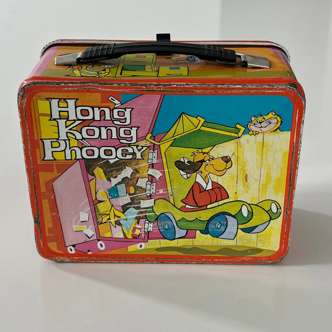 Vintage 1975 Hong Kong Phoochy Lunch Box With Thermos