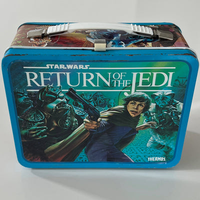Vintage 1983 Star Wars Empire Return Of The Jedi Lunchbox with Thermos