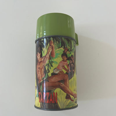 Rare Vintage 1966 Tarzan Lunchbox with Thermos