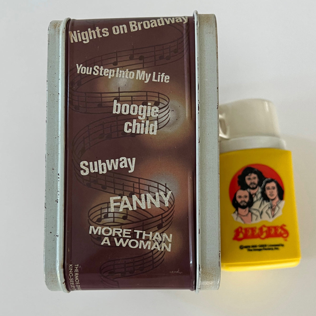 Rare Vintage 1978 Bee Gees Barry Gibb Lunchbox with Thermos