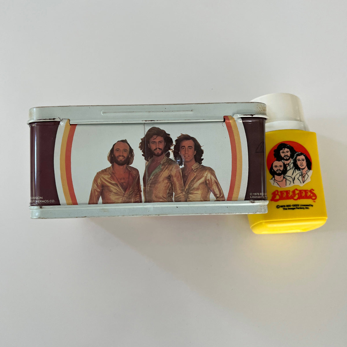 Rare Vintage 1978 Bee Gees Barry Gibb Lunchbox with Thermos