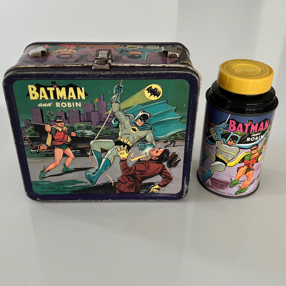 Rare Vintage 1966 Batman Lunchbox with Thermos