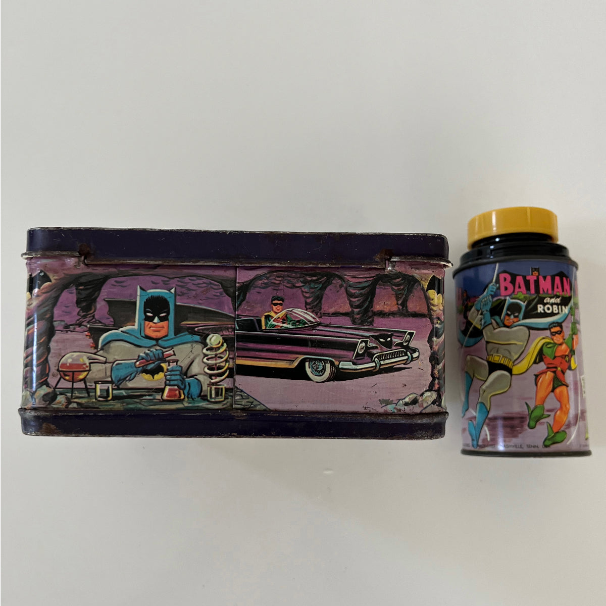 Rare Vintage 1966 Batman Lunchbox with Thermos
