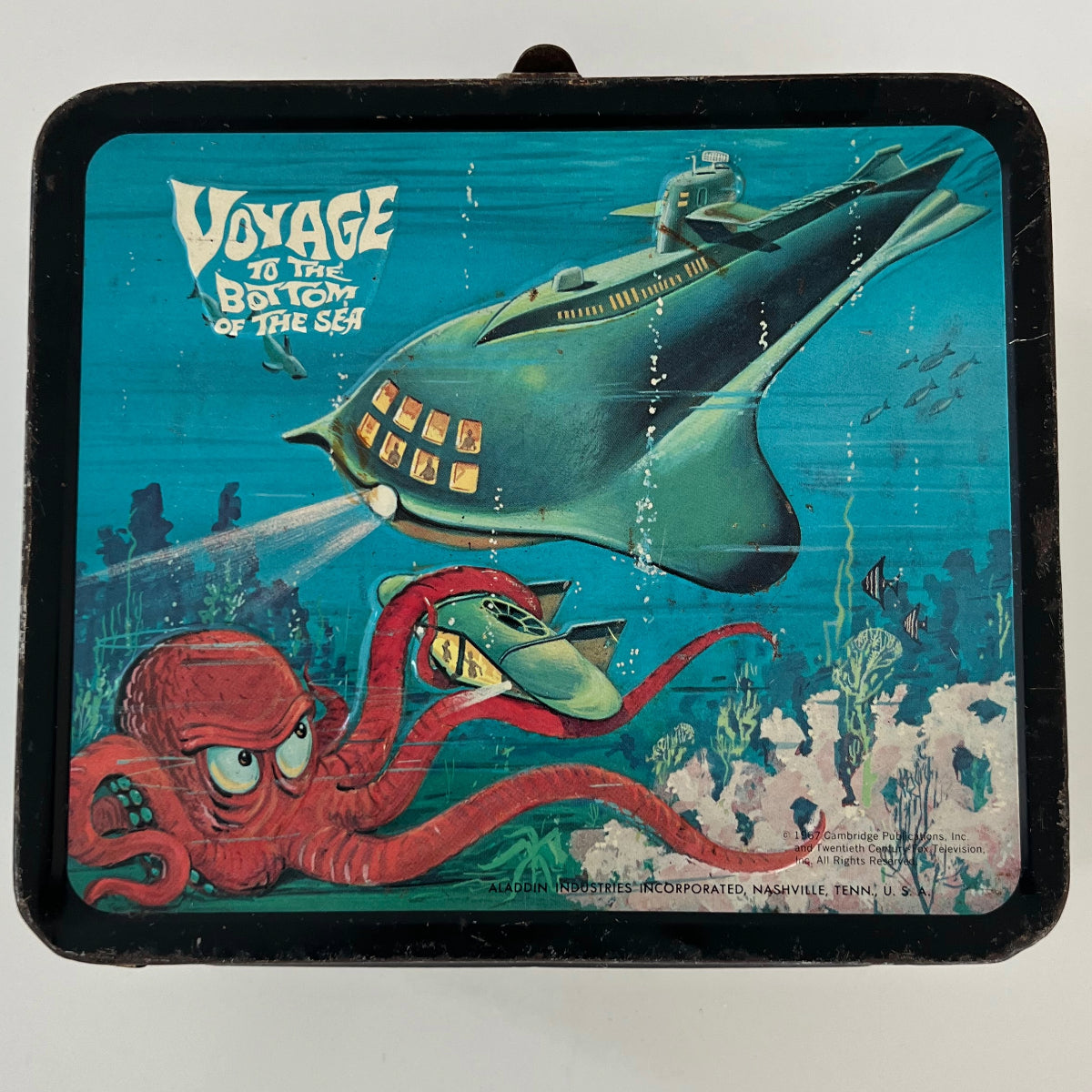 Rare Vintage 1967 Voyage To The Bottom Of The Sea Lunchbox Only no thermos