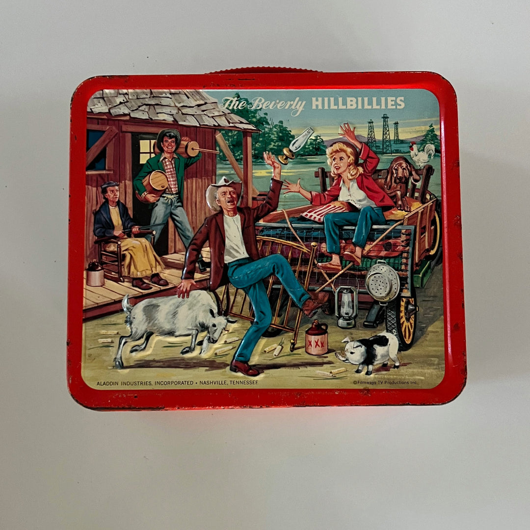 Rare Vintage 1963 The Beverly Hillbillies Lunchbox with thermos