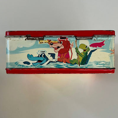 Rare Vintage 1960s Cartoon Zoo Lunch Chest Lunchbox only no thermos
