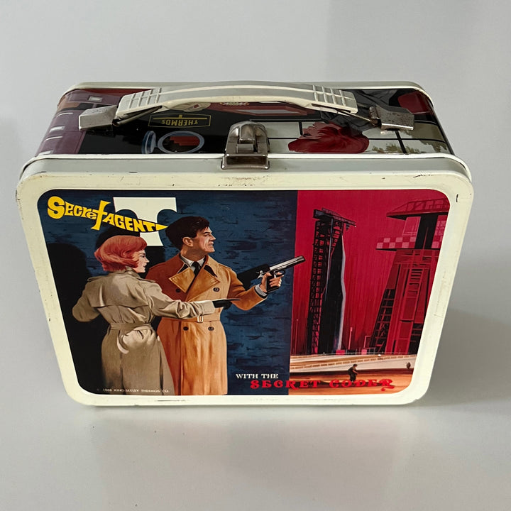 Rare Vintage 1968 Secret Agent lunch box no thermos