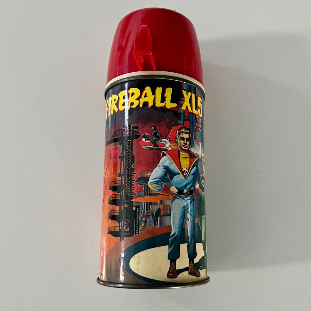 Rare Vintage 1964 Vintage Fireball XL5 lunch box with thermos