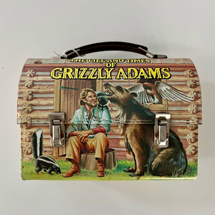 Rare Vintage Grizlly Adam lunch box no thermos