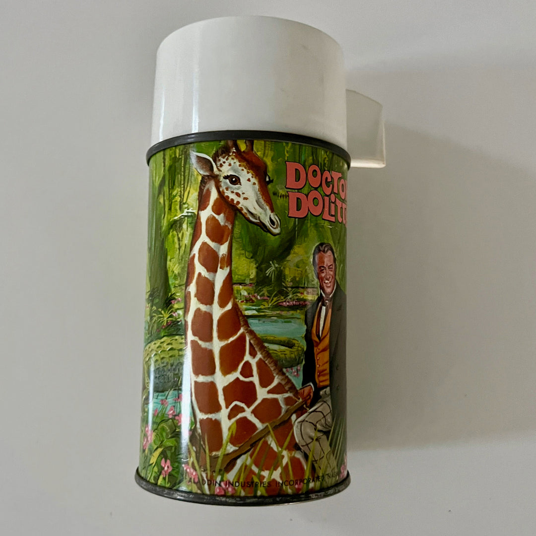 Rare Vintage Doctor Dolittle Lunch Box with Thermos