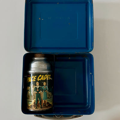 Rare Vintage 1952 Tom Corbett Space Cadet Lunch Box with Thermos