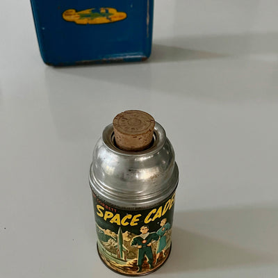 Rare Vintage 1952 Tom Corbett Space Cadet Lunch Box with Thermos