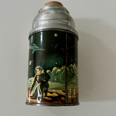 Rare Vintage 1952 Tom Corbett Space Cadet Lunch Box with Thermos