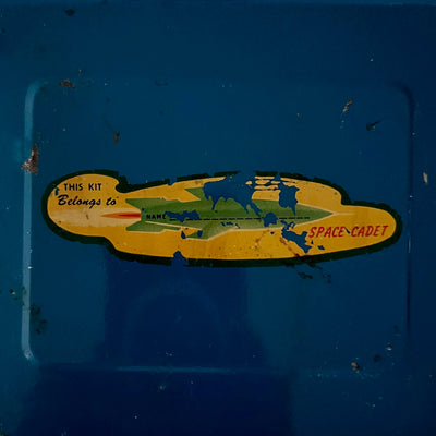 Rare Vintage 1952 Tom Corbett Space Cadet Lunch Box with Thermos