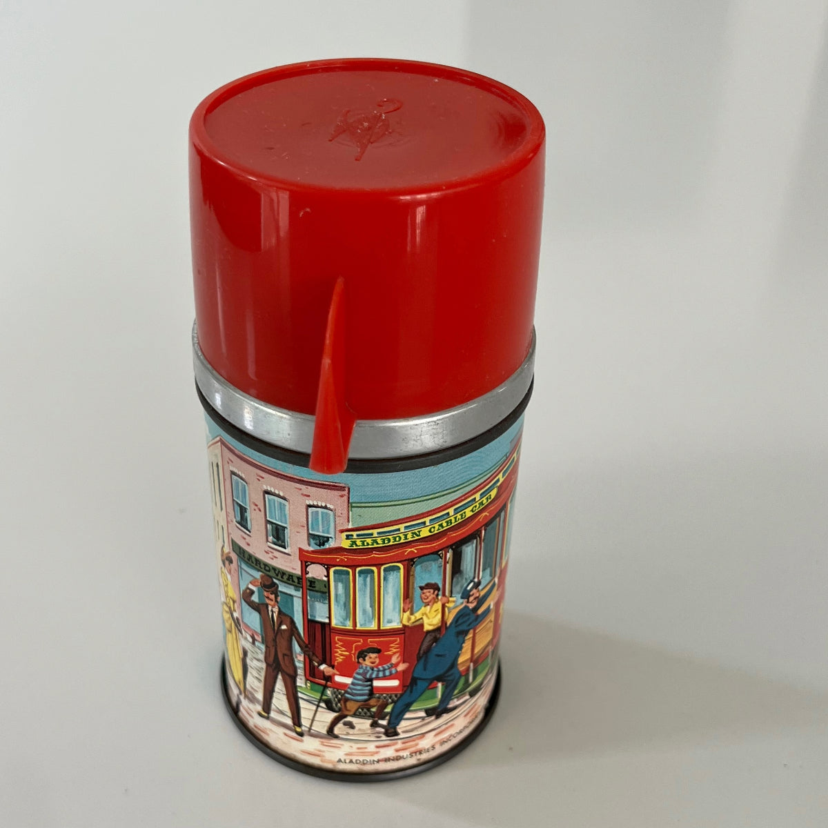 Vintage 1960s Aladdin Cable Car Thermos Only
