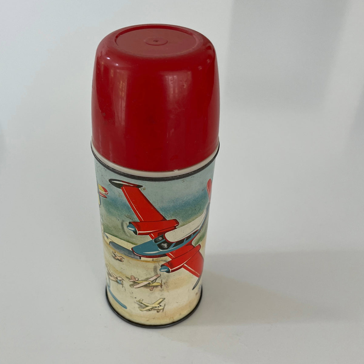 Vintage 1960 Hometown Airport Thermos Only