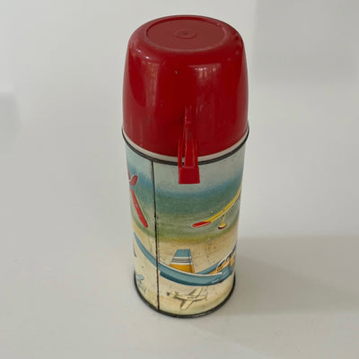 Vintage 1960 Hometown Airport Thermos Only