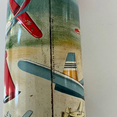 Vintage 1960 Hometown Airport Thermos Only