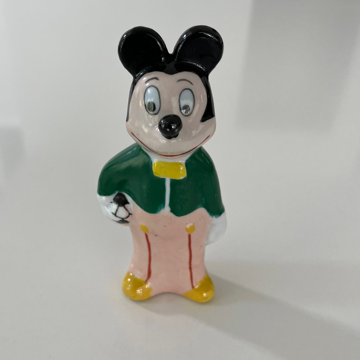 Rare VTG Mickey 1930-1950s Soccer Ceramic Figurine