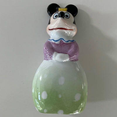 Rare VTG Minnie Mouse 1930-1950s Soccer Ceramic Figurine