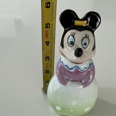 Rare VTG Minnie Mouse 1930-1950s Soccer Ceramic Figurine