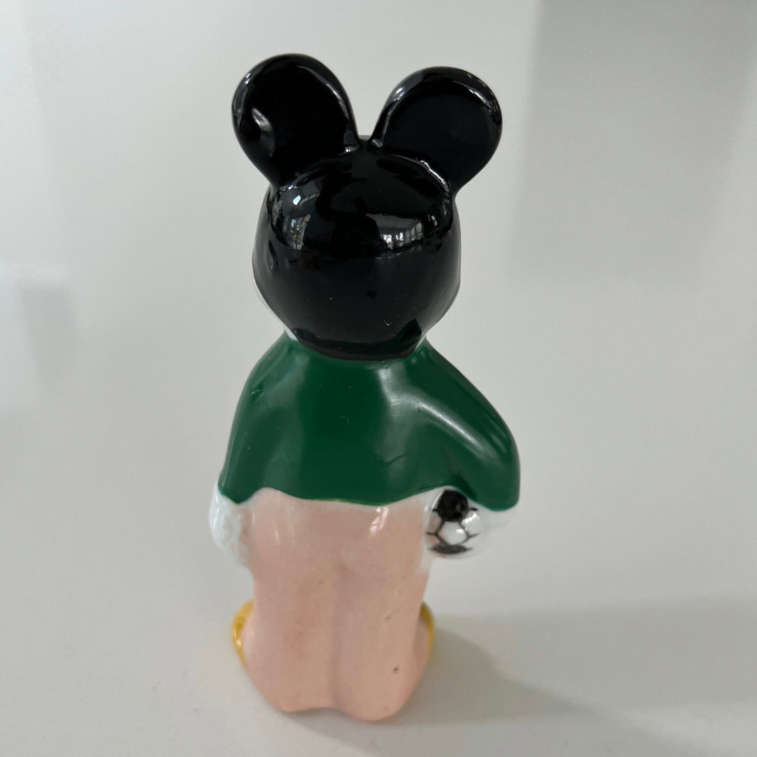 Rare VTG 1930-1950s Mickey with Soccer Ball Ceramic Figurine