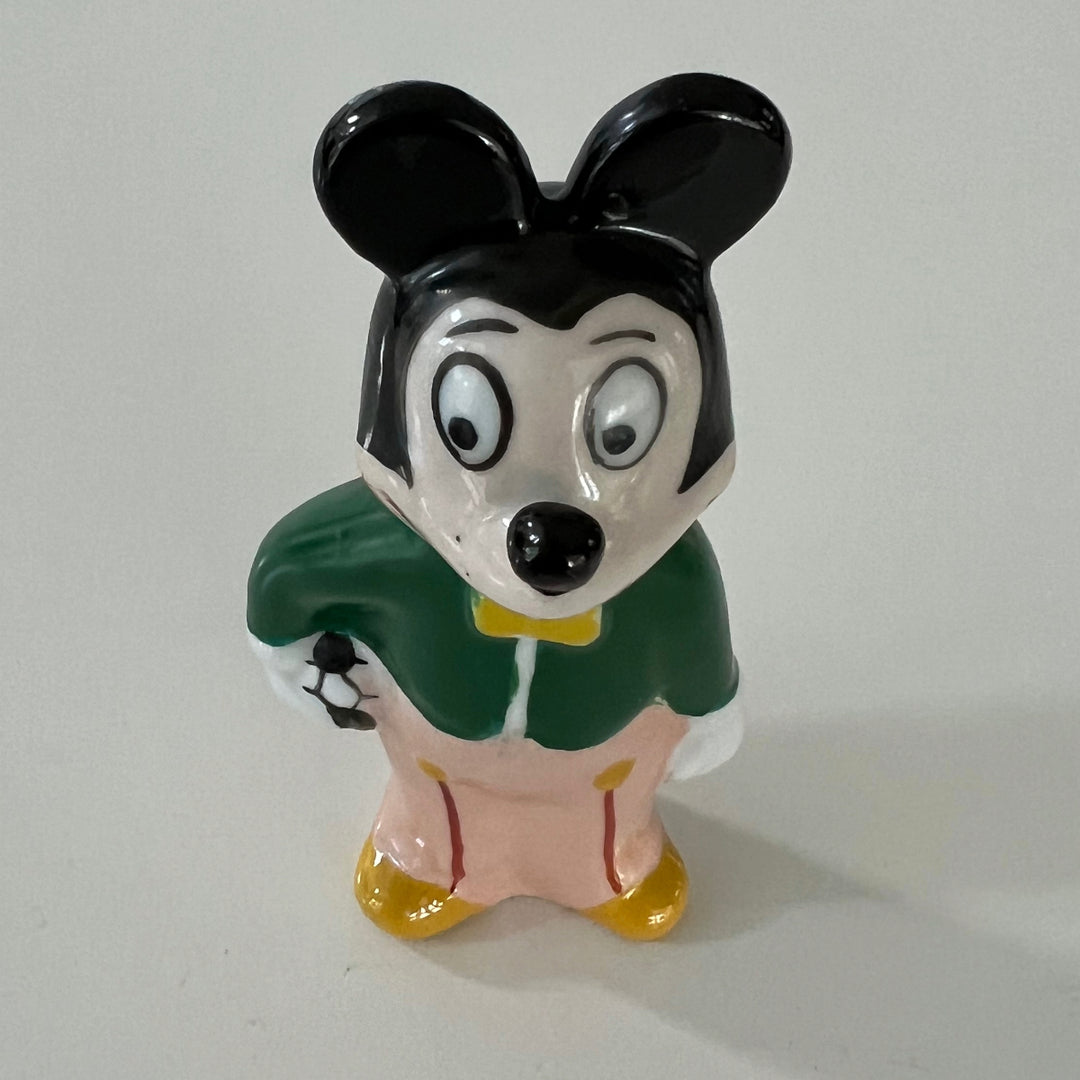 Rare VTG 1930-1950s Mickey with Soccer Ball Ceramic Figurine