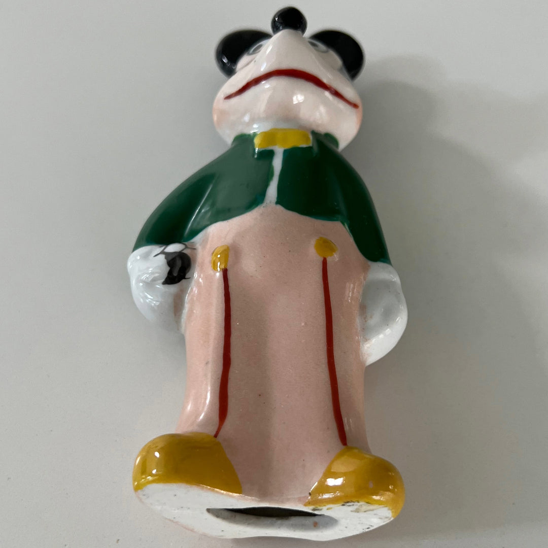 Rare VTG 1930-1950s Mickey with Soccer Ball Ceramic Figurine