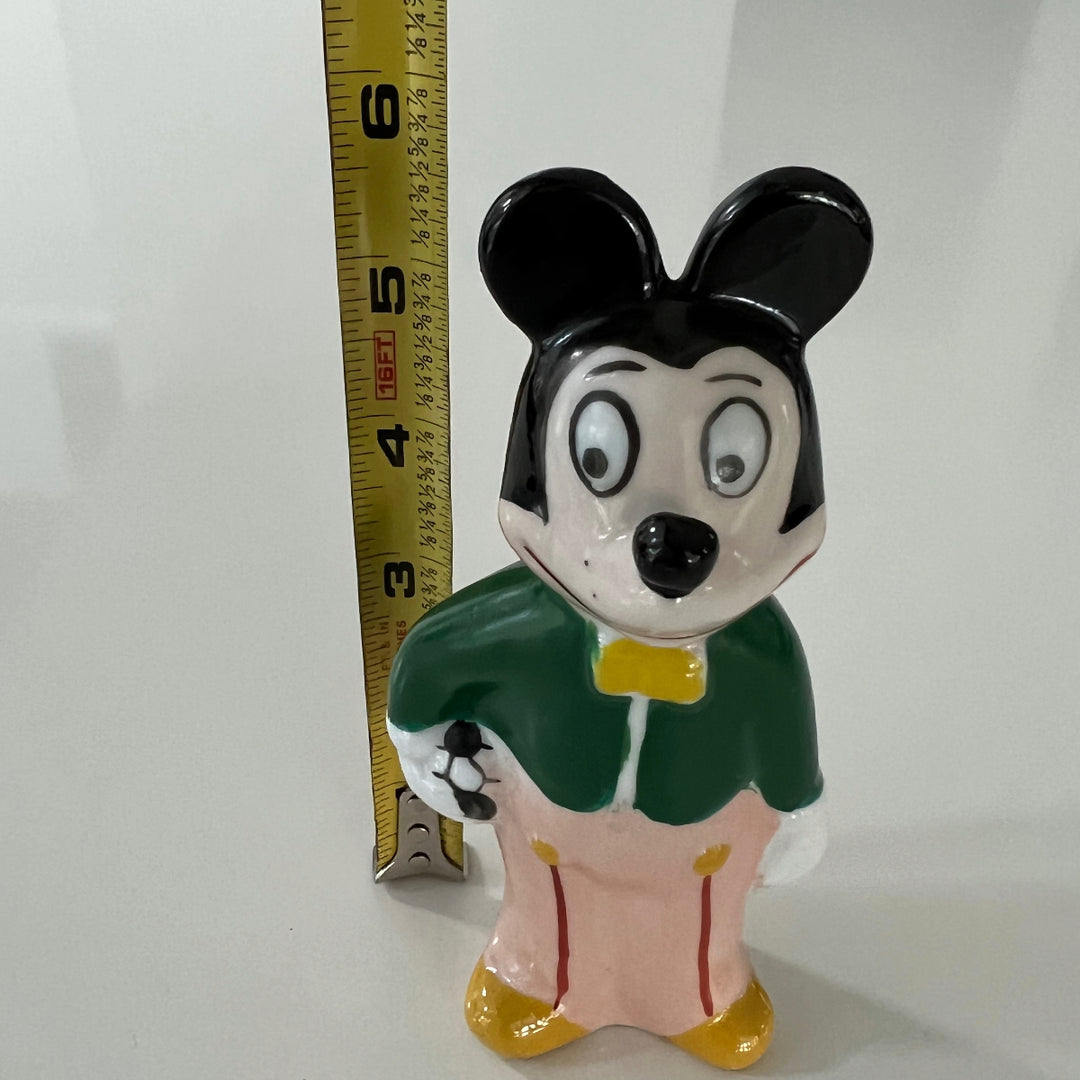 Rare VTG 1930-1950s Mickey with Soccer Ball Ceramic Figurine