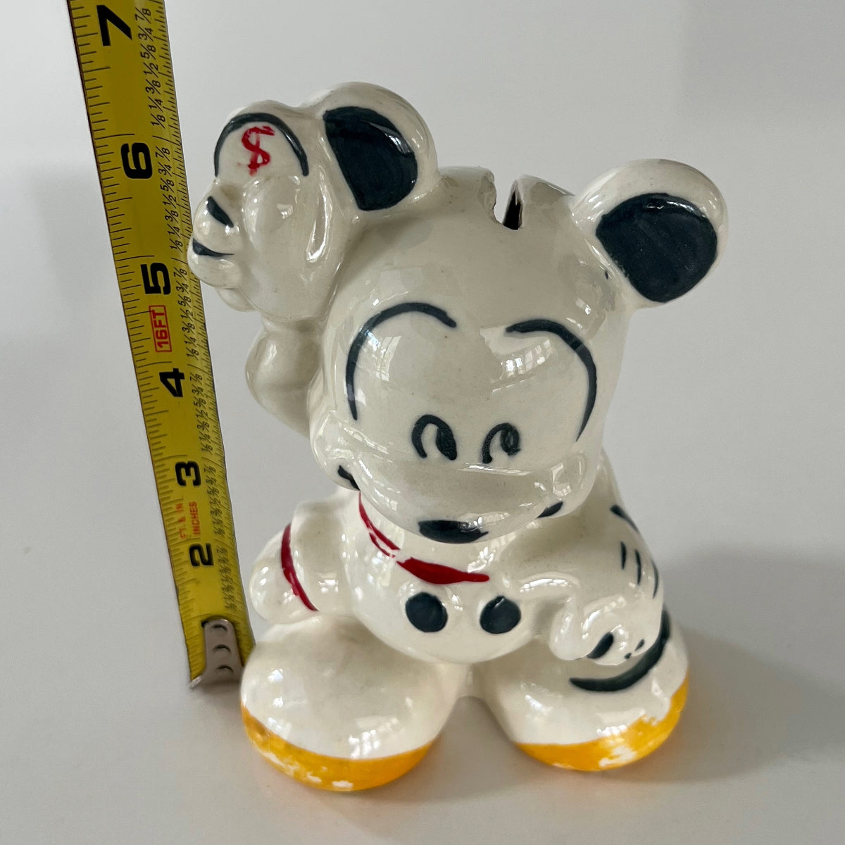 Rare VTG Mickey Mouse 1930-1950s Bank Figurine