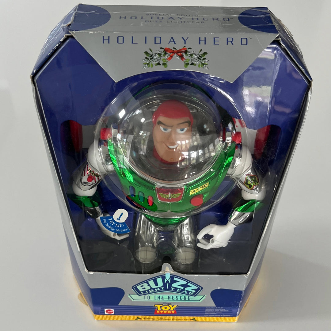 Vintage 1998 Buzz Lightyear special Christmas edition Action Figure New in Box