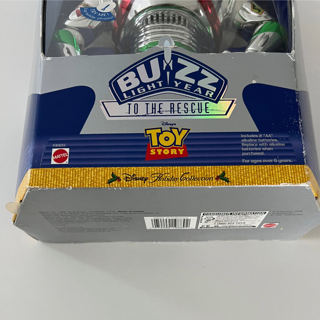 Vintage 1998 Buzz Lightyear special Christmas edition Action Figure New in Box