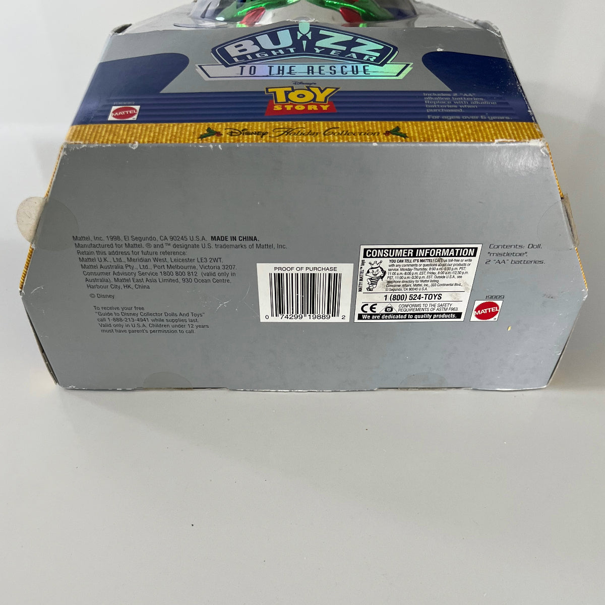 Vintage 1998 Buzz Lightyear special Christmas edition Action