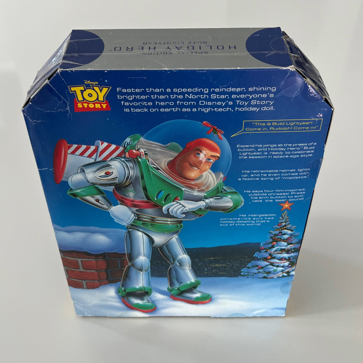 Vintage 1998 Buzz Lightyear special Christmas edition Action Figure New in Box