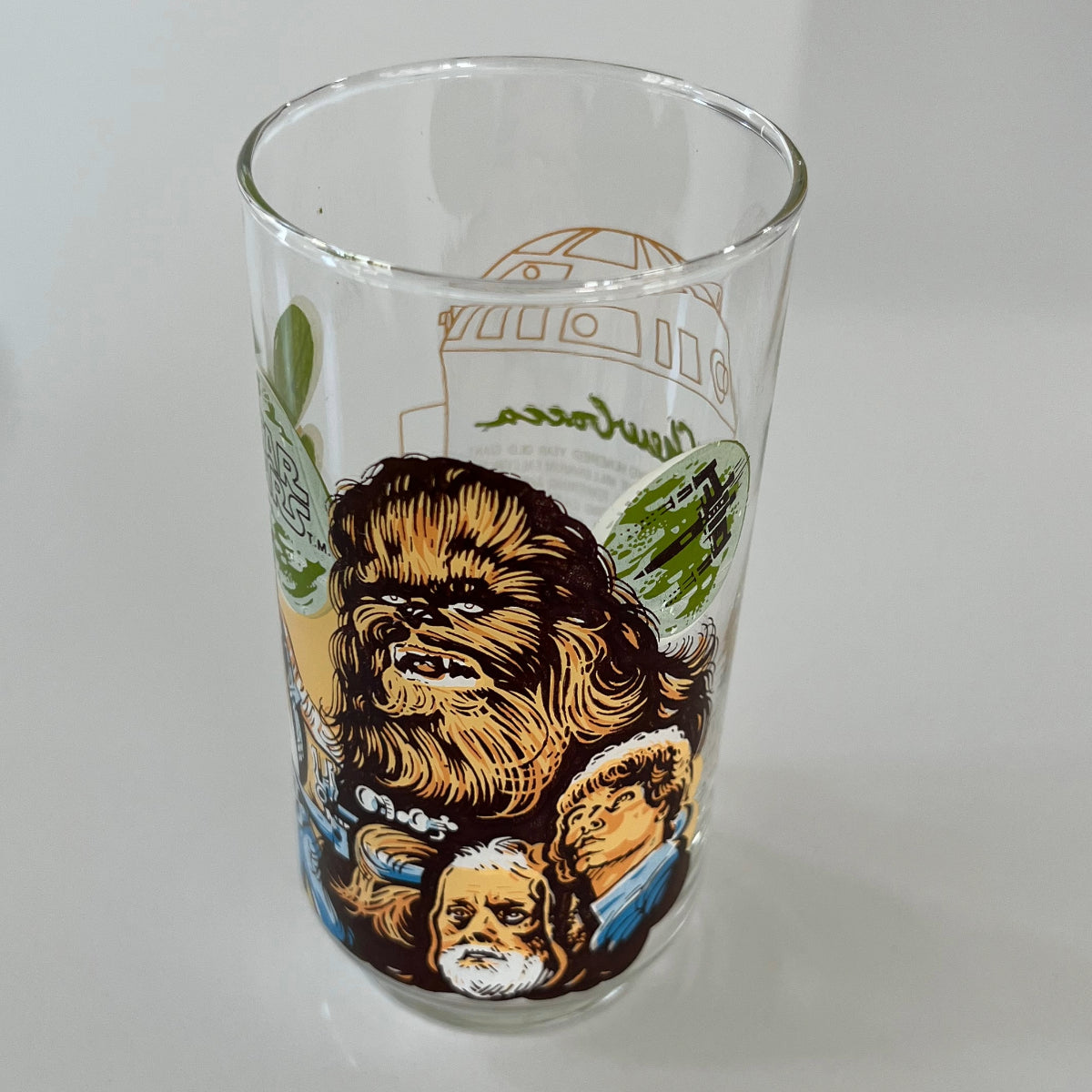 Vintage Burger King Coca Cola Star Wars Chewbacca Collectible Drinking Glass