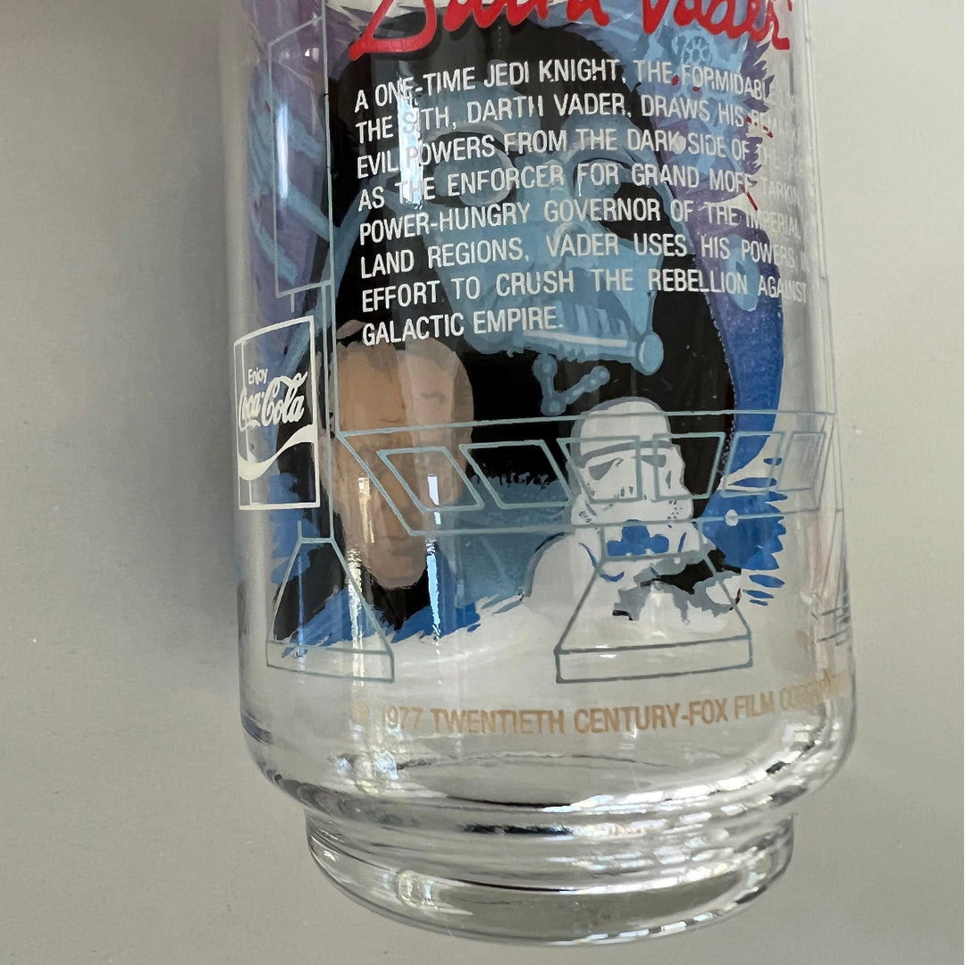 1977 Vintage Burger King Star Wars Darth Vader Collectible Drinking Glass