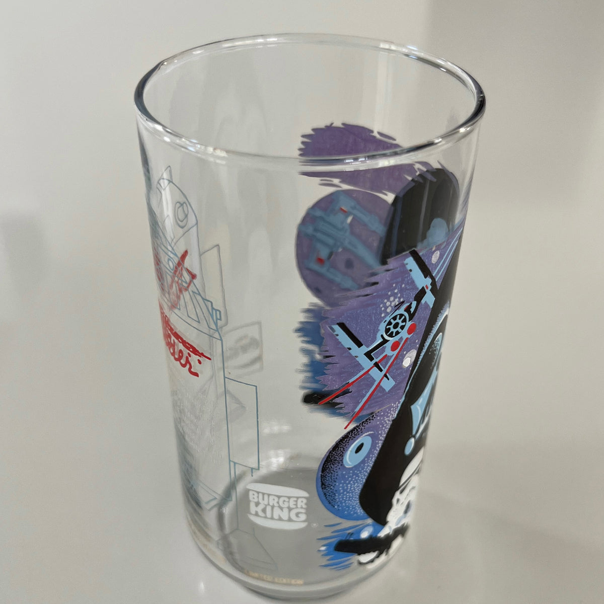 1977 Vintage Burger King Star Wars Darth Vader Collectible Drinking Glass