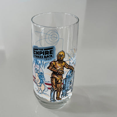 Vintage 1980 Burger King Empire Strikes Back R2-D2 C-3P0 Collectible Drinking Glass