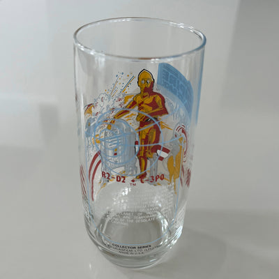 Vintage 1980 Burger King Empire Strikes Back R2-D2 C-3P0 Collectible Drinking Glass