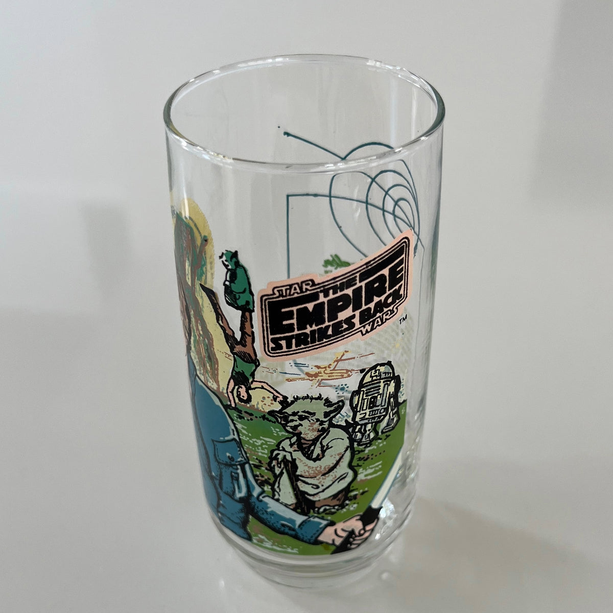 Vintage 1980 Burger King Empire Strikes Back Luke Skywalker Collectible Drinking Glass