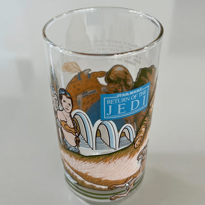 Vintage 1983 Burger King Return Of The Jedi Jabba Collectible Drinking Glass